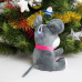 Мягкая игрушка Мышь с шарфом AQ201505208DGR